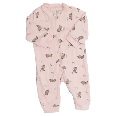 Barboteuse (Rose) de Tiny One Coton, Élasthane