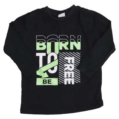 Long sleeve T-shirt (Black, Green, White) from Bulldozer Cotton
