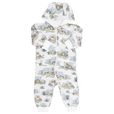 Rompers (White, Multicolored) from Polarn O. Pyret Elastane, Organic cotton
