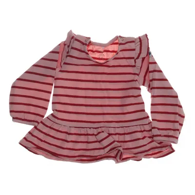 Lange mouwen shirt (Roze, Rood) van Polarn O. Pyret Organisch katoen, Elastaan