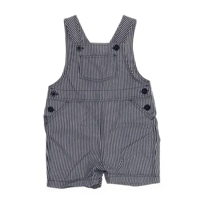 Hängselshorts (Blå, Vit) från Petit Bateau Bomull, Elastan