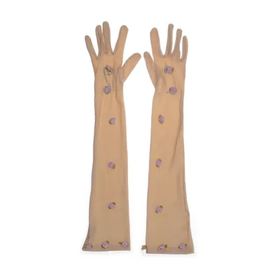 Avondhandschoenen (Beige) van H&M Elastaan, Polyamide