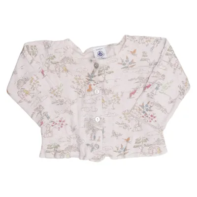 Strickjacke (Beige, Mehrfarbig) von Petit Bateau