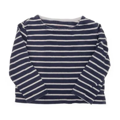 Långärmad t-shirt (Blå, Vit) från Cyrillus Bomull