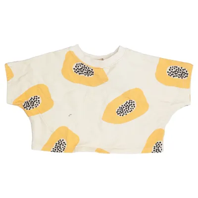 Top (Beige, Orange, Sort) fra Mixed Grill Bomuld, Elastan