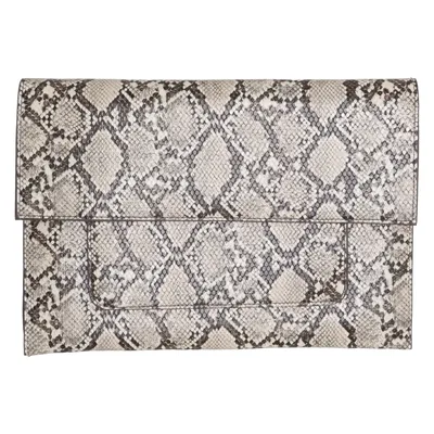 Envelope bag (Beige, Black) from Carin Wester Polyester, Polyurethane
