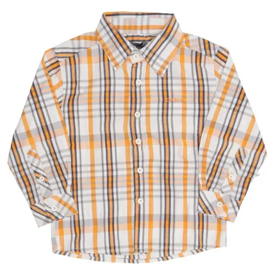 Chemise (Blanc, Orange, Bleu) de DKNY Coton, Polyester