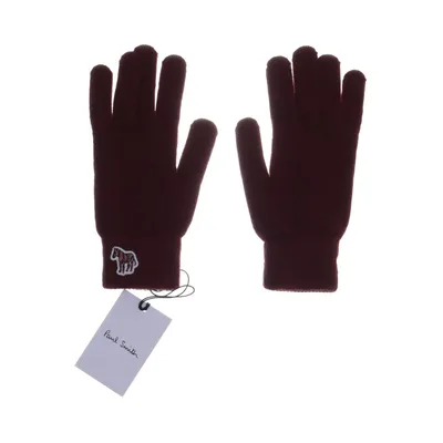 Gloves (Red) from Paul Smith Wool