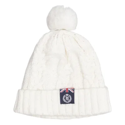 Bonnet à pompon (Blanc) de Henri Lloyd Acrylique