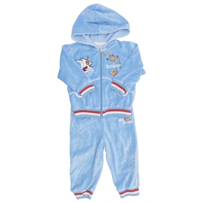 Freizeitanzug (Blau) Baumwolle, Polyester
