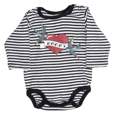 Body (Schwarz, Weiß) von Baby by Lindex Baumwolle