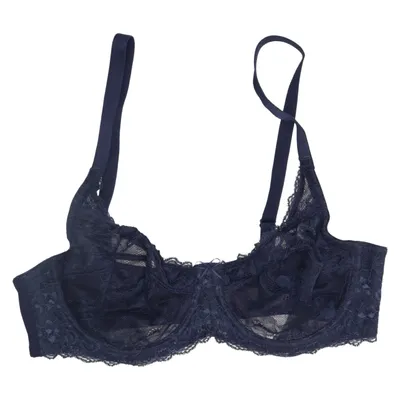 Soutien-gorge (Bleu) de Lingerie Élasthane, Polyamide
