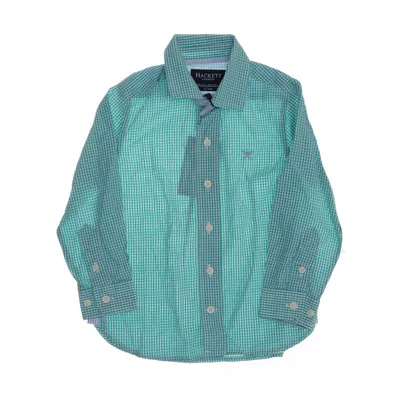 Shirt (Green, White) from Hackett London Cotton