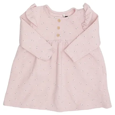 Kjole (Pink) fra Name It Elastan, Økologisk bomuld, Polyester