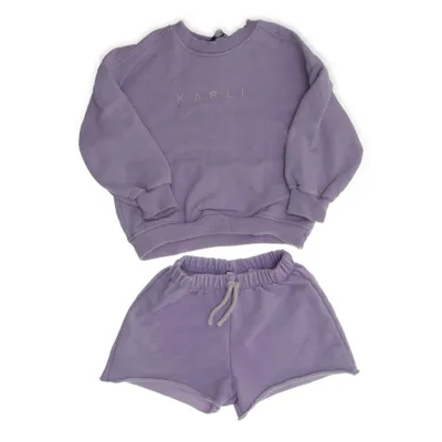 Mjukisset (Lila) från Zara Bomull, Polyester