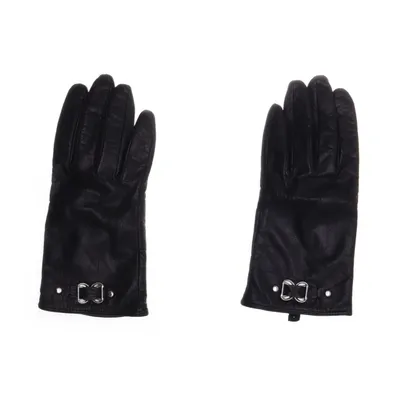 Leren handschoenen (Zwart)