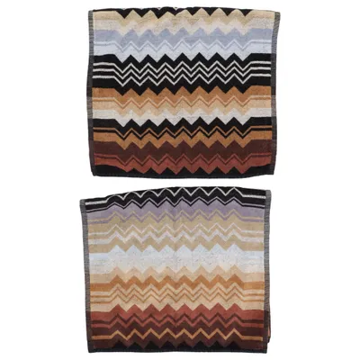 Håndklæde (Blå, Brun, Flerfarvet) fra Missoni Home