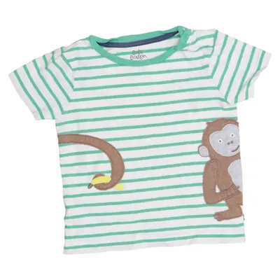 T-shirt (Wit, Groen, Meerkleurig) van Baby Boden Katoen