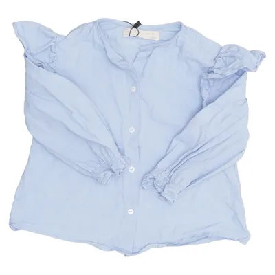 Blouse (Blauw) van Zara Girls Katoen
