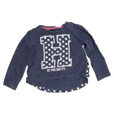 Långärmad t-shirt (Blå, Vit) från Revival Bomull