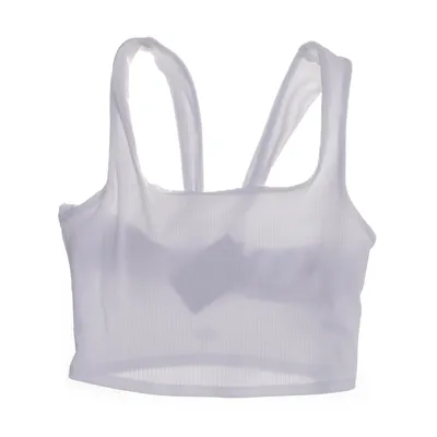 Brassière (Blanc) de Alo Élasthane, Polyester