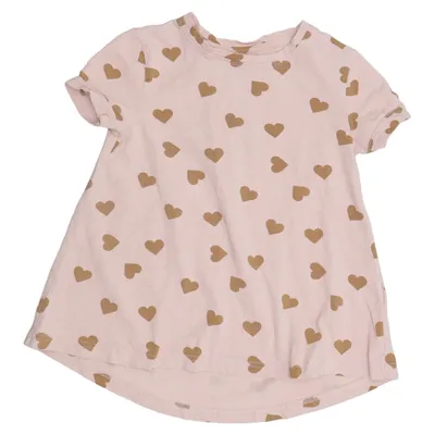 T-shirt (Rose, Marron) de Amy & Lucy Coton, Élasthane