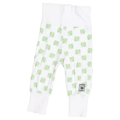 Pyjamasbyxor (Vit, Grön) från Polkadot Design
