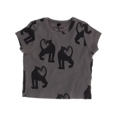 T-shirt (Gray, Black) from Mini Rodini Cotton, Elastane