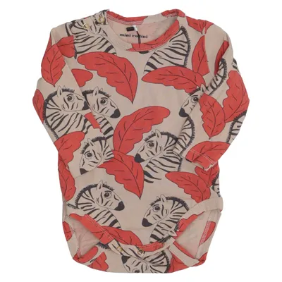 Body (Beige, Röd) från Mini Rodini Bomull, Elastan
