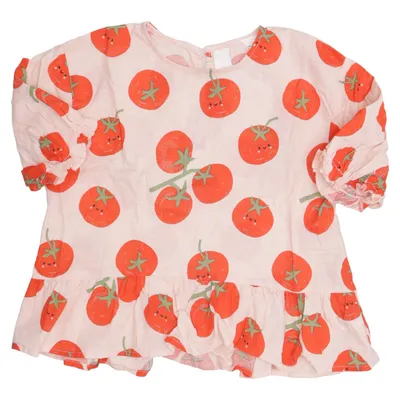 Klänning (Rosa, Flerfärgad) från H&M Bomull, Polyester, Elastan