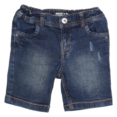 Denim shorts (Blue) from Vertbaudet Cotton, Elastane