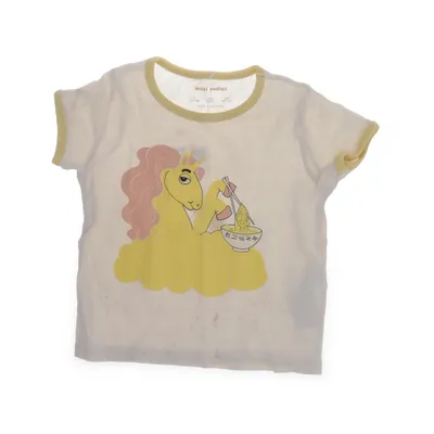 T-shirt (Beige, Gul, Flerfarvet) fra Mini Rodini Bomuld