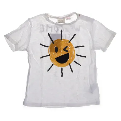 T-shirt (Vit, Svart, Gul) från Zara BabyBoy Bomull
