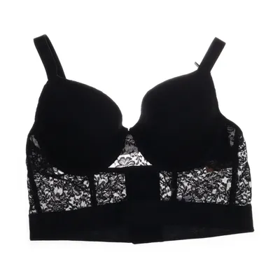 Bustier (Zwart) van Flame Elastaan, Polyamide, Polyester
