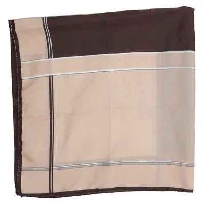 Lommetørklæde (Brun, Beige, Hvid) fra Leonardi