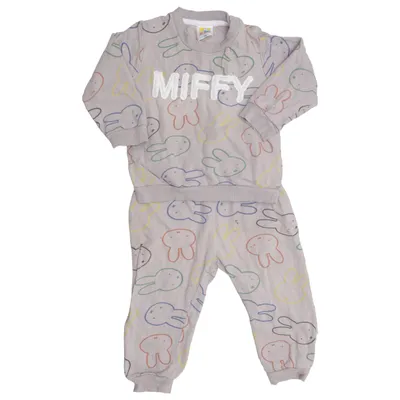 Tenue d'intérieur (Gris, Multicolore) de Miffy Coton