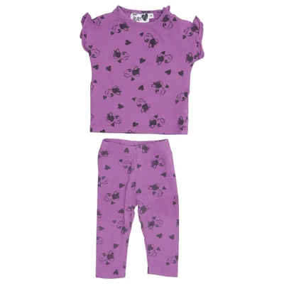 Ensemble (Violet) de Sweet Heart Coton, Élasthane
