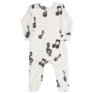 Rompers (White, Black) from Mini Rodini Cotton
