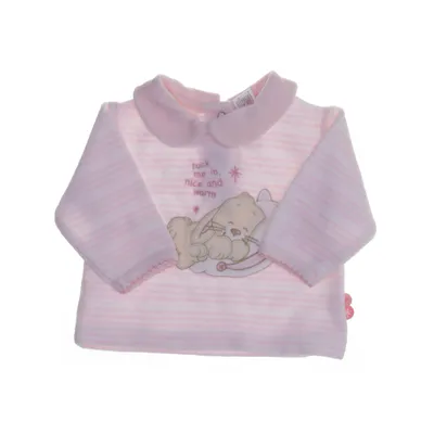 Sweatshirt (Pink, Multicolored) from Baby Club Cotton, Polyester