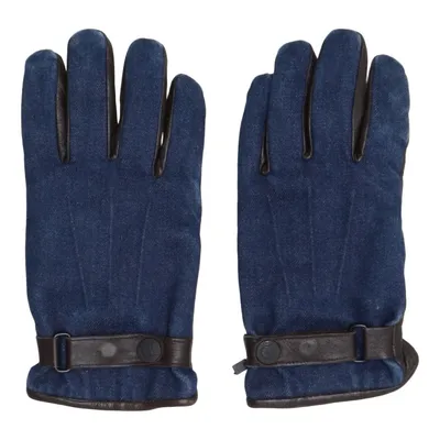 Lederhandschuhe (Blau, Braun) von Thinsulate Baumwolle, Leder, Polyester