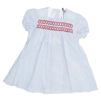 Jurk (Blauw, Meerkleurig) van Babidu Katoen