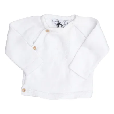 Cardigan (White) from La Manufacture de Layette