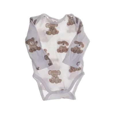 Body (Vit, Brun) från Baby C&A Bomull