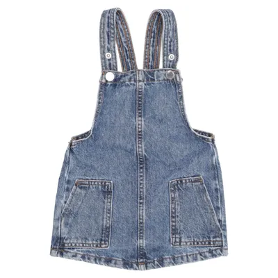 Robe salopette (Bleu) de Mango Coton