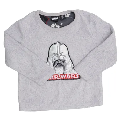 T-shirt à manches longues (Gris) de Star Wars Polyester