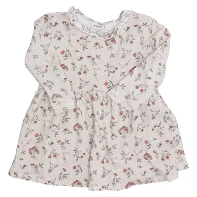 Robe (Beige, Multicolore) de Name It Élasthane, Modal, Coton biologique