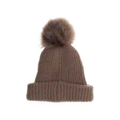 Bommelmütze (Beige)