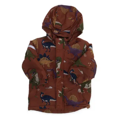 Vinterjakke (Brun, Flerfarvet) fra Lindex Kids Polyester