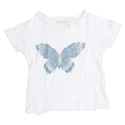 T-shirt (Blanc, Bleu) de Zadig & Voltaire Little