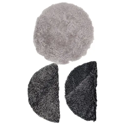 Coussin de siège (Gris, Noir) Cuir